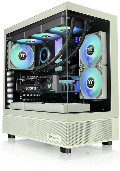 Корпус ATX Thermaltake View 270 TG ARGB Matcha, Midi-Tower, без БП,  зеленый [ca-1y7-00mewn-00]
